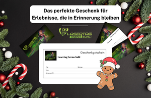 Das perfekte Weihnachtsgeschenk: Lasertag Arena Suhl Gutscheine! 🎁